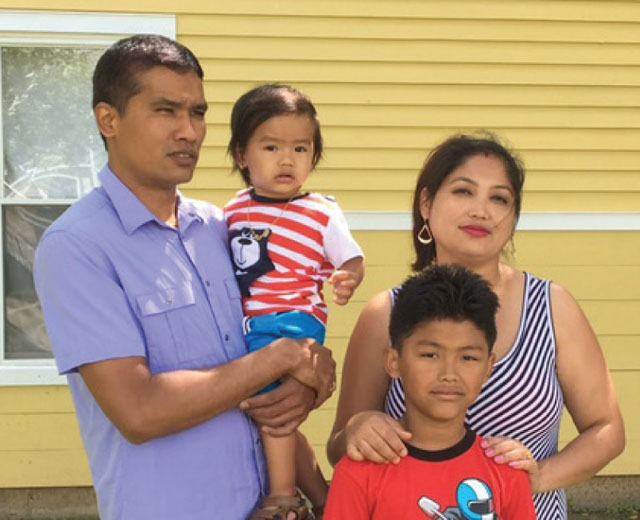 The Pradhan Family, a Green Mountain Habitat for Humanity family